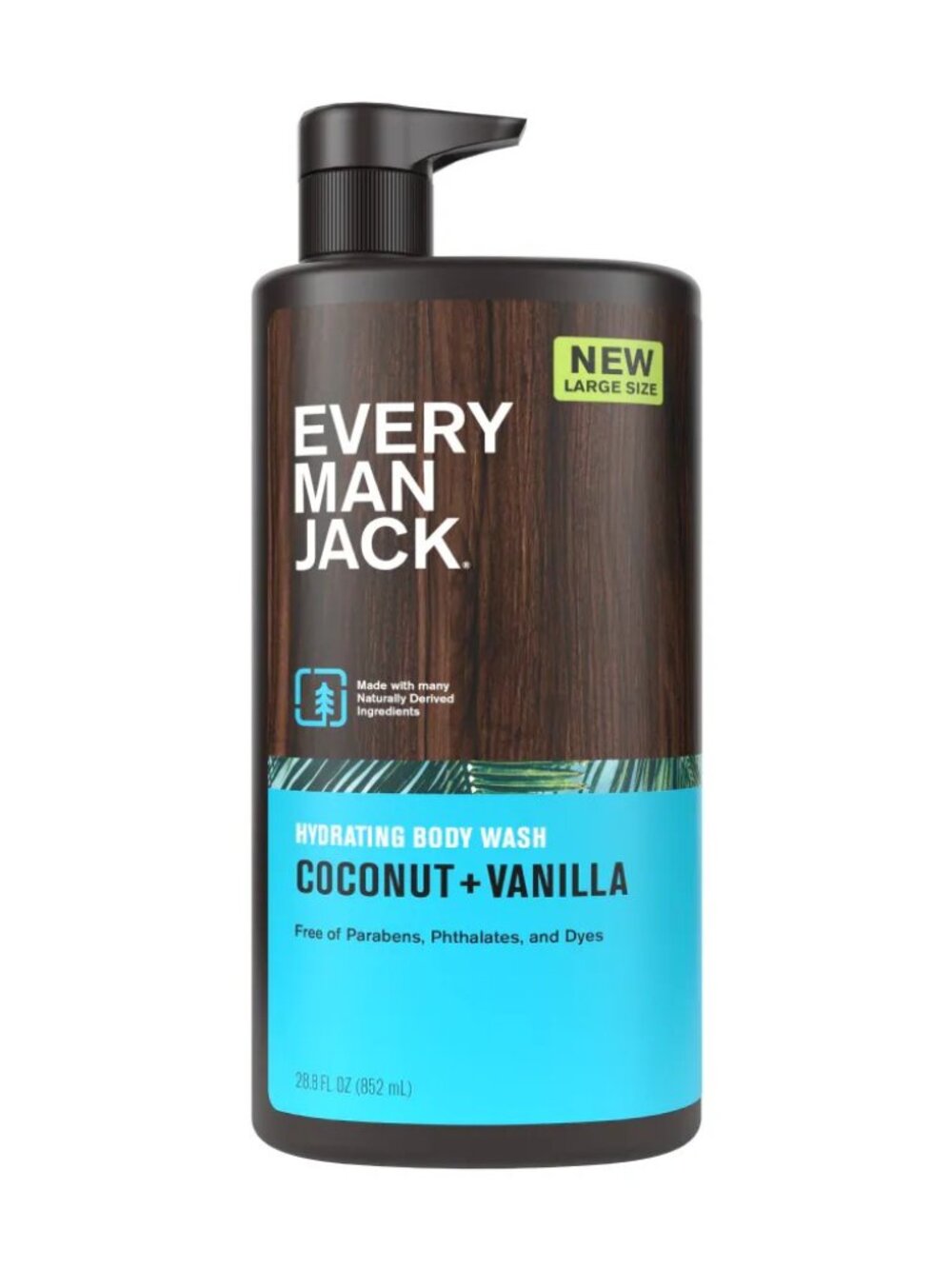 Every Man Jack Coconut Vanilla Body Wash 24 oz